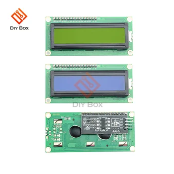 LCD1602 1602 LCD Modulis Mėlyna / Žalia Ekranas 16x2 Simbolių LCD Ekranas PCF8574T PCF8574 IIC I2C Sąsaja 5V Už Arduino