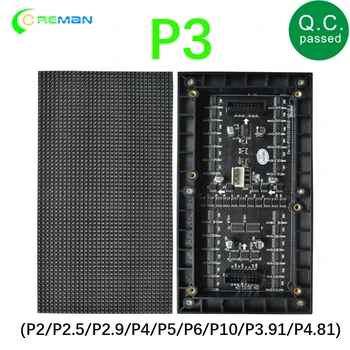 led panel modulis p3 96mmx192mm 32x64 led dot matrix / SMD2121 rgb nuoma led modulis p3