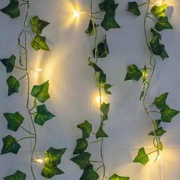 LED šviesos dirbtinis vynuogių pasakų šviesos baterija Kalėdų vainikas šviesos vejos namų puošybai kraštovaizdžio