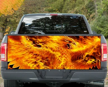 liepsnos phoenix gyvūnų automobilių lipdukas sunkvežimių galiniai pakeitimo custom tinka VISUREIGIS automobilis, sunkvežimis pakuotės lipdukas, decal
