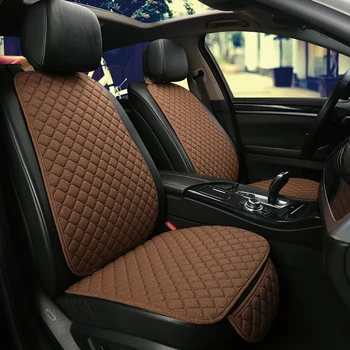 Lino Automobilių Sėdynės Padengti Sėdynės Pagalvėlės VW Polo Golf Passat CC Touran Tiguan Toureg Touareg Phaeton T-ROC Multivan AUTOMOBILIŲ Reikmenys