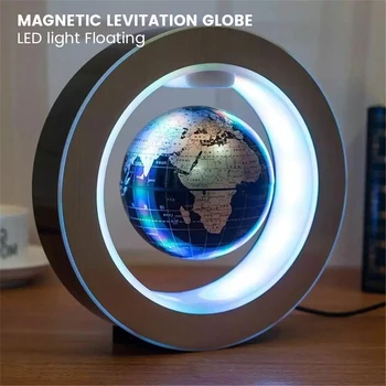 Mi Namų LED Pasaulio Žemėlapyje Magnetic Levitation Plūduriuojantis Pasaulyje Besisukantis Lempa Namų Dekoro Naktį, Šviesos, Naujumo Kamuolys Šviesos Gimtadienis