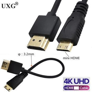 Mini-HD-HDMI-suderinama Trumpas Kabelis Suderinamas Su 2.0 a/b Ultra HD 
