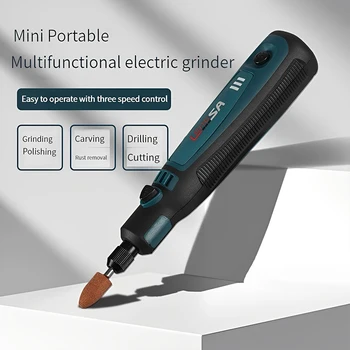 Mini Rotary Tool Kit 3,6 V Elektros Šlifavimo Mašina, 3-Pavarų Šlifuoklis Nustatyti USB Įkrovimo Mini Graviravimas Pen Įrankis Šlifavimo