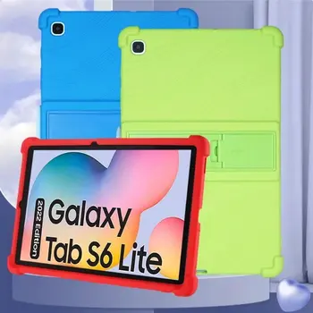 Minkštas Silicon Cover for Samsung Galaxy Tab S6 Lite 10.4 2022 Atveju SM-P613 P615 P610 P619 Tablet PC Apsauginiu Dėklu Shell Funda