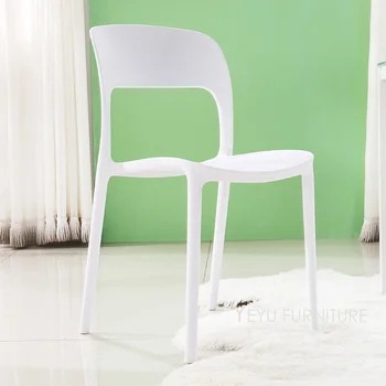 Modernus Dizainas, lauko didina plastiko valgomojo kėdė mados paprastos konstrukcijos kamino kavinė kėdė restoranas kėdė laukia kėdė 1PC