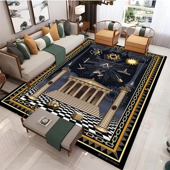 Modernus, Masinu Iliuminatai Created Kilimą Kambarį Namo Apdaila Sofa-lova, Stalas Didelis Vonios Kilimėlių, neslidžia Grindų Kilimėlis