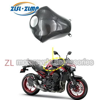 Motociklo ABS Kawasaki Z900 ABS medžiagos 2021 2022 2023 degalų bako dangtelio degalų apsauga, apvalkalas anglies pluošto dažų 21 22 23 900 Z