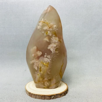 Natūrali uoliena Sakura Agatas Geode Fakelas Mineralinių Pavyzdys Kristalų ir Akmenų Gydomųjų Altoriaus Raganavimas Prekių Malda Meditacija