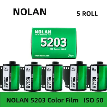 NAUJAS 1/2/3/5 Roll Nolan 5203 135 Color Film Roll Neigiamas Kino ECN2 Tvarkymo Iso 50 36EXP/Roll 