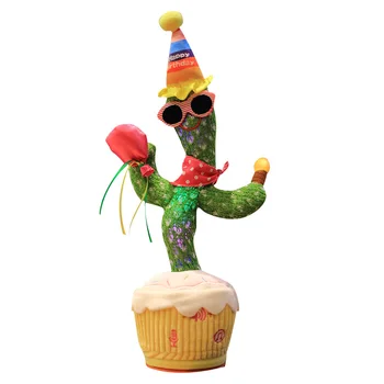 Naujas produktas gimtadienio dovana elektros žaislas kaktusas šokių, dainavimo lėlės pritaikymas savo reikmėms
