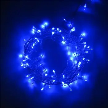 Naujausias 200 LED 22M Mėlyna String Pasakų Žibintai 8 Režimai Šalies Kalėdų Sodo IP44