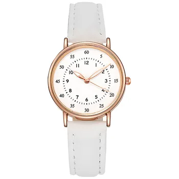 Naujos Žiūrėti Moterų Mados Atsitiktinis Odos Diržas Laikrodžiai Paprasta Ponios Mažas Ciferblatas Laikrodis Suknelė Kvarciniai Laikrodžiai Reloj Mujer