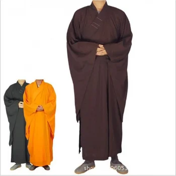 Nemokamas Pristatymas Shaolin Budistų Vienuolis, Apsiaustai, Kostiumai Kinijos Kung Fu Suknelė Uniformas Unisex Budistų Drabužiai