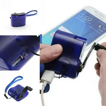 Nešiojamasis rankinis Rankinis Rankinis Lauko Kelionės Avariniu USB Mobiliojo Telefono Įkroviklis