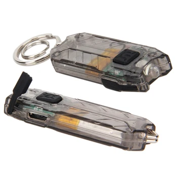 Nešiojamų Mini Žibintuvėlis 45lm 2 Režimai Įkraunamas USB Žibintuvėlis LED Šviesos Key Chain Itin Lengvas, Kompaktiškas Ir Nešiojamas