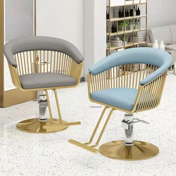Nordic Light Luxury Barber Kėdės Modernus Salonas Įranga, Baldai Kambarį, Kirpykla Lifta Swivel Salonas Kėdės Kirpyklos Kėdė