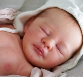 NPK 21inch Didelis Kūdikis Reborn Lėlės Rinkinys Miega Dallas Unifished Lėlės dalys