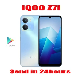 Originalus Naujas VIVO iQOO Z7i 5G Mobiliojo Telefono MTK Dimensity 6020 6.51 colių LCD 5000mAh Baterijos 13MP Galinio vaizdo Kamera 15W Mokestis Face ID