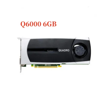 Originalus Q6000 6GB Quadro 6000 Profesinės Grafikos Plokštę Grafikos Kortelės Atvaizdavimas, Įrašo