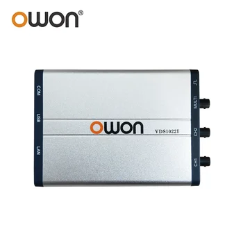 OWON VDS1022I VDS1022 Virtual PC Skaitmeninio Saugojimo Oscilloscope 100Msa/S 25Mhz Pralaidumo Kišeninis Nešiojamas USB Osciloskopai