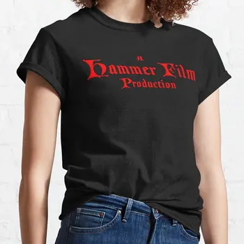 Plaktukas Kino Gamyba: Siaubo Drakula T-Shirt drabužius moteriai, juoda t marškinėliai moterims
