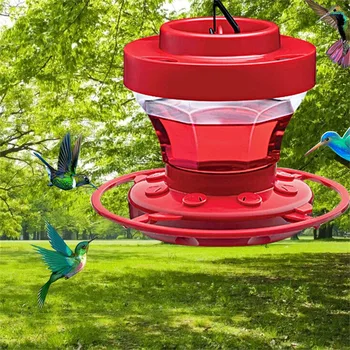 Plastikų Paukščių Vandens Tiektuvas Butelis Kabinti Hummingbird Feeder Sodo Lauko Naminių Paukščių Prekių Kabinti Sodo Kieme Apdaila