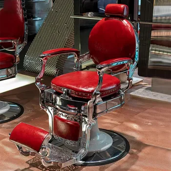 Prabanga Recliner Kirpyklos Kėdė Profesinės Swivel Salonas Grožio Barber Kėdės Makiažas Cadeira Ergonomica Plaukų Salonas Baldai
