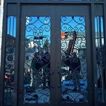 Prancūzų Geležies Durų Modernus Dizainas Kinijos Gamintojas Tiekėjų