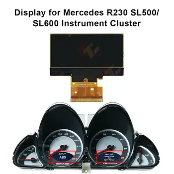 Priemonė LCD Ekranas Mercedes R230 SL500/SL600 Prietaisų skydelis Spidometras