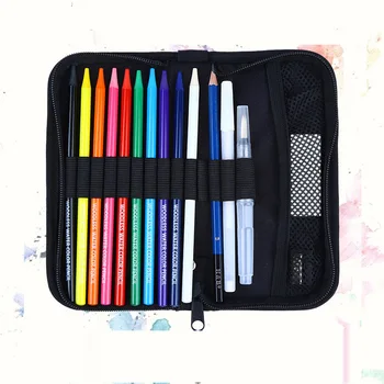 Profesinės Naftos Spalvų Pieštukų Rinkinį, Piešimo, Akvarelės spalvoti pieštukai su Saugojimo Krepšys spalvoti pieštukai vaikai