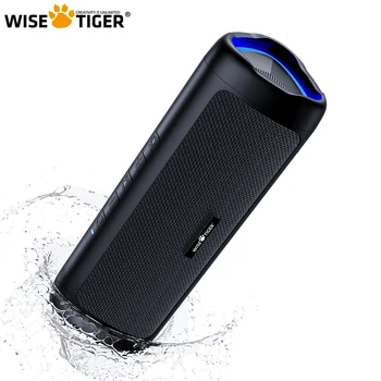 PROTINGAS TIGRAS portable bluetooth speaker Stereo Garso belaidžio bluetooth5.3 garsiakalbių 24-Valandų žaidimo laikas RGB šviesos AUX-in Typec mokestis