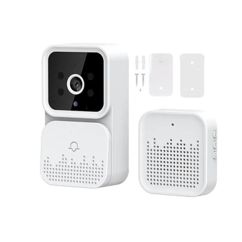 S6 Belaidį durų skambutį Wifi Lauko HD Kamera, Apsaugos Durų Bell Naktinio Matymo Vaizdo Domofonas, 2-Way Audio Namuose Stebėti Telefonu