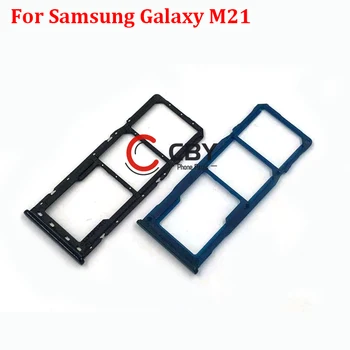 Samsung Galaxy M21 M215F M31 M315F Sim Kortelės Lizdo Plokštelės Laikiklį Sim Kortelių skaitymo Lizdą, Remontas, dalys