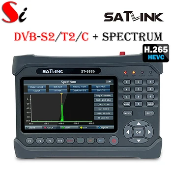 SATLINK ST-6986 DVB-S2X/T2/C PASIRINKTINIO įvedimo Skaitiklio