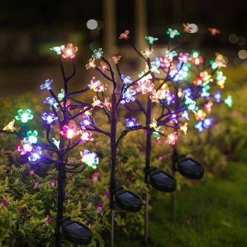 Saulės Šviesos Girlianda Kraštovaizdžio Medžio Šviesos diodų (LED) Styginių dega Sodo Veją Kieme Kalėdų Dieną Apdailos Lauko Vandeniui
