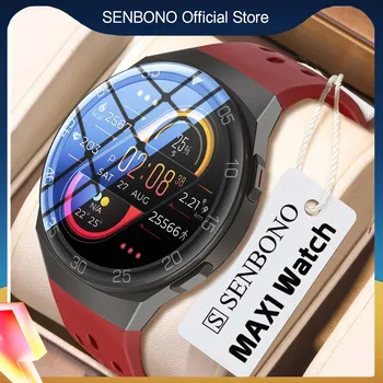 SENBONO MAX1 Smart watch Vyrų ip68 Vandeniui 24 Sporto Režimas Fitness Tracker Moterų Smartwatch 