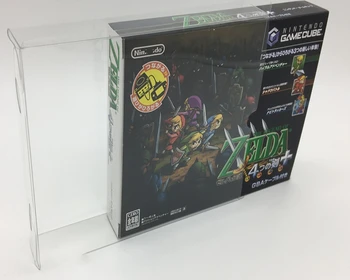 Skaidrus Langelis Raštas Nintendo GameCube/NGC/Legend of Zelda Keturi Kardais Rinkti Dėžės Žaidimas Shell Aišku, vitrinos