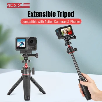 STARTRC Trikojo Selfie Stick 360 Laipsnių su Gimble Telefono Turėtojas Desk Mount Veiksmų, vaizdo Kameros, Mobilieji Telefonai Vlog priedų