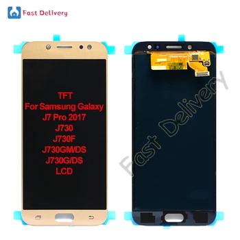 TFT Samsung Galaxy J7 Pro 2017 J730 J730F J730GM/DS J730G/DS LCD Ekranas Jutiklinis Ekranas skaitmeninis keitiklis Asamblėjos atsarginės Dalys