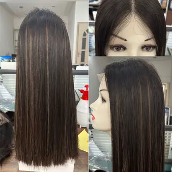 Tiesiai Nėriniai Priekiniai Žmogaus Plaukų Perukai Moterims, Europos Virgin Plaukai Nėrinių Viršų Perukas Pabrėžti Perukas 28inch Ilgai Ilgis Perukas
