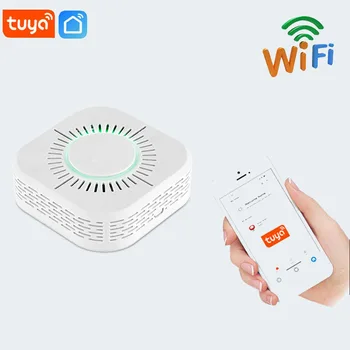 Tuya WIFI Dūmų Aliarmas Gaisro Detektorių Nuotolinio Protingas Svirtinis Jungiklis smart home smartlife