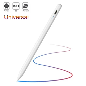 Universalus Stylus Pieštukas skirtas Apple iPad iPhone Samsung Tablet Telefonas Xiaomi Tikslumo Magnetinio Tapybos, Piešimo Aliuminio Lietimo Rašiklis