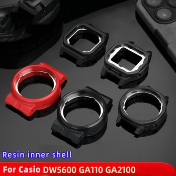 Už Casio G-Shock dervos vidinis apvalkalo judėjimo shell GA-110 DW-5600 GA-2100 GW-M5610 galinis korpuso atgal shell Vyrų Atveju priedai
