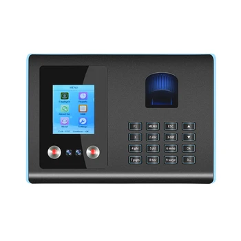 Veido Atpažinimo Lankomumo Mašina TFT LCD Ekranas Biometrinių pirštų Atspaudų Lankomumo Sistema, Laiko, Darbuotojų Tikrinimas Diktofonas