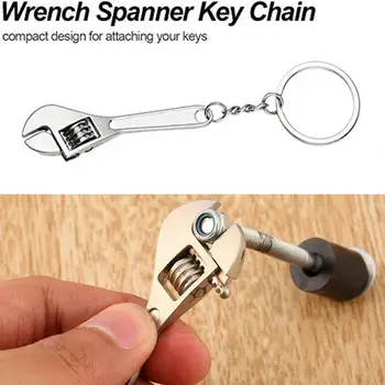 Veržliarakčio Keychain Plieno Automobilio Raktas Aukštos kokybės Modeliavimas Raktu Key Chain paketų prižiūrėtojų raktinę Pulteliais Įrankiai Naujiena