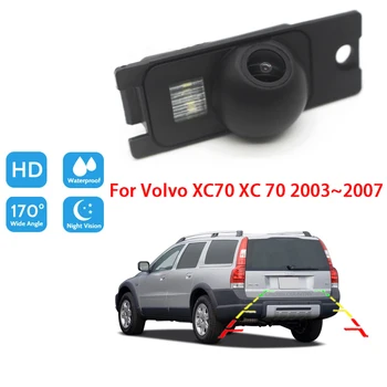 Volvo XC70 XC 70 2003 M. 2004 m. 2005 m. 2006 m. 2007 CCD Full HD Naktinio Matymo Automobilių Galinio vaizdo Grįžtamieji Parkavimo Kamera aukštos kokybės RCA