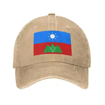 Wa Valstybės Aukščiausios Kokybės Logotipas Džinsinio audinio dangtelis Beisbolo kepurė Megzta kepurė