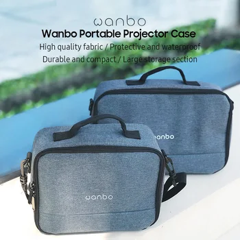 Wanbo Projektorius Atveju Nešiojimo Krepšys Wanbo Mini Projektorius Kelionės Vykdyti Krepšys Reguliuojamas Diržas per Petį/Priedai Saugojimo