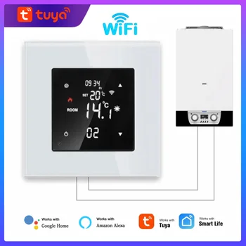 WIFI Smart Temperatūros LCD Jutiklinis Ekranas Valdiklis Tuya Skaitmeninis Grindų Termostatas, Elektrinis Šildymas Kambarys Intelligents Termostatai